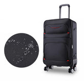 Samarsaber Orta Boy Çok Bölmeli Valiz Bavul Siyah